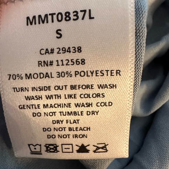 Brand:Lush NWT... size..Small..very soft baby blue casual top. - Picture 7 of 7